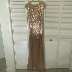Gold Sequin Gown